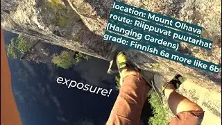Maybe the hardest and nicest 6a in Mount Olhava