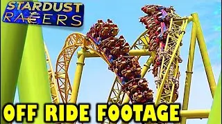 Stardust Racers at Epic Universe Off-Ride Footage (No Copyright)