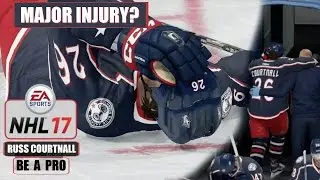 NHL 17 (Xbox One) Be A Pro - Russ Courtnall - EP8 | Serious Injury?