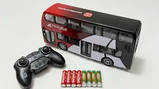 Unboxing RC Double Decker Tour Bus | Electric Gear Bulldozer, RC School Bus, Electric Dancing Monkey