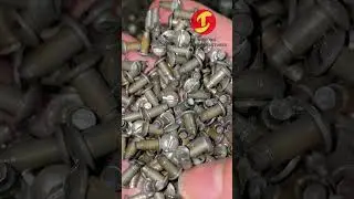 Custom truss head slotted shoulder screw