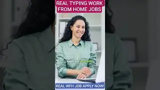 Data Entry Job From Home | Work From Home Jobs 2025 | Online Jobs At Home | Remote WFH Typing Jobs