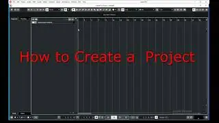 Beginners Introduction on Cubase in 10 l How to create a Project