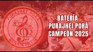 Batería Purajhei Porá 2025 || 4ta Noche || Pista - Jurado - Repertorio || #CAMPEON || Usar🎧 || 4K