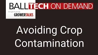 Avoiding Crop Contamination| Audio Files