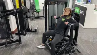 Exercise Library - Chest Press Resistance Machine Buzz Gym Slough