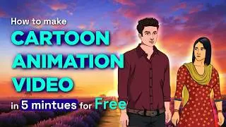 How To Make Cartoon Animation Video With AI For Free | AI animation | Free Animation Tutorial