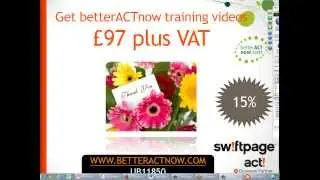 betterACTnow Swiftpage Webinar