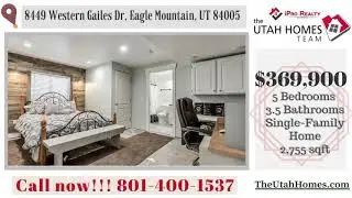 TheUtahHomes.com - 8449 North Western Gailes Drive Eagle Mountain, Utah 84005