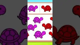 #ColorGame 🎨 #TurtleFun 🐢 #KidsLearning #PlayAndLearn 💡 #CuteGame 💕 #ViralGames #FunWithColors