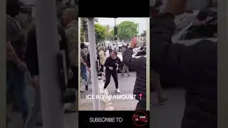 Protesters Clash With ICE Agents in Paramount, CA (Caught on Camera)