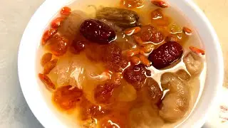 How to make Peach Gum Collagen dessert 🍑