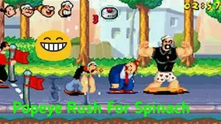 Popeye Rush For Spinach | PSP Emulator Game | Jash GamePlay