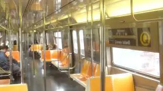 On-Board 57th Street-7th Avenue Bound R68A Q Train From West 8th Street To Ocean Parkway