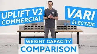 Uplift v2 Commercial vs. Vari Electric Standing Desk Weight Capacity Comparison