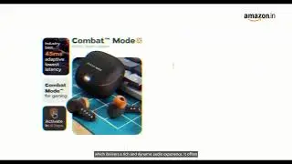 Беспроводные наушники GOBOULT Z40, 60 часов воспроизведения, шумоподавление, микрофон, низкая зад...
