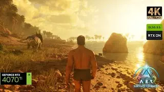 ARK: Survival Ascended on RTX 4070 TI | Epic Graphics Showcase | Biomes Gameplay [4K60]