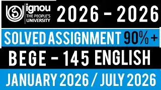 BEGE 145 SOLVED ASSIGNMENT 2025-26 IN ENGLISH | BEGE 145 SOLVED ASSIGNMENT 2025-26 | BEGE 145