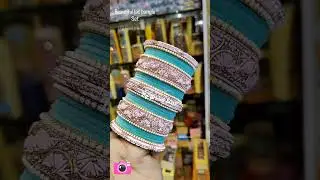 Partywear Traditional Lac Bangle Latest Design #bangles #chuda #lakh #lacbangle #wedding #festival