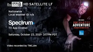 TWC HD Satellite Local Forecast- Oct. 23, 2021- 3:17PM PDT
