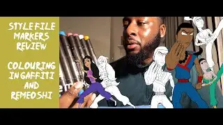 STYLEFILE MARKER REVIEW & UNBOXING | GRAFFITI ART |COLOURING IN REMEOSHI