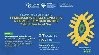 II Seminario permanente: Feminismos descoloniales, negros, comunitarios. Salud desde el sur.