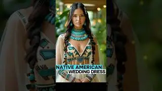 Native American Bridal Fashion: Modern Wedding Dresses with a Cultural Twist #nativeamericanwedding