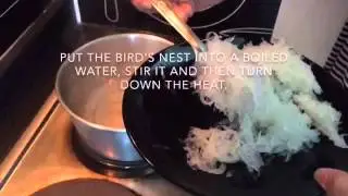 How to cook a bird's nest drink