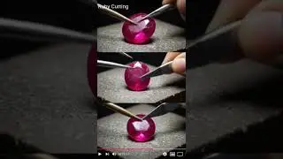 ruby cutting gemstone cutting gem cutting process how to