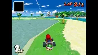 Mario Kart DS: Cheep Cheep Beach Kiosk Demo Model in Final Version