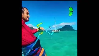 AWESOME 😎 KITE SURFING @ MAURITIUS 🇲🇺 #trending #viral #shorts #centeronme22