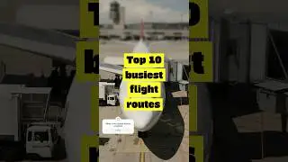 Top 10 busiest flight routes of 2023