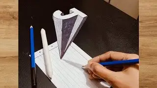 Easy 3D Drawing || How to create Letter J & R Step by Step 👇