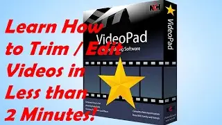 This Trimming Tip Will Save You TIME! VideoPad Video Editor Tutorial