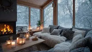 Snow inspired soundscape wraps the night 🌙 easing focus into quiet winter comfort