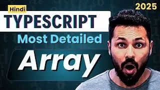 TypeScript Hindi Tutorial #11 Array Data Type