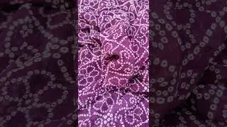 pure Georgette bandhani print fabric wholesale