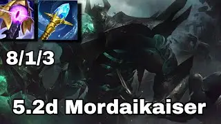 WILD RIFT: Mordaikaiser vs Tryndamere (Baron) 8/1/3 | Patch 5.2d