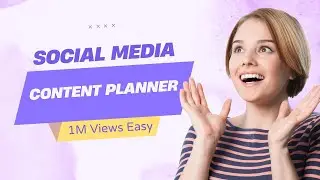 Social Media Content Planner Tool &ndash; Plan 30 Days of Content Easily