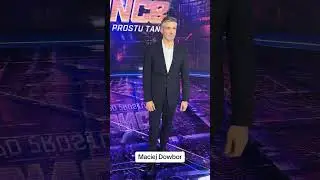 Maciej Dowbor prowadzący program &bdquo;You Can Dance&rdquo; tuż przed odcinkiem LIVE  #youcandance #dowbor