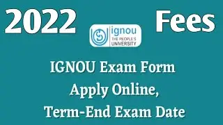 IGNOU exam form December 2022 Term End extended | fees per course kitni hai | last date kya rakhi ha