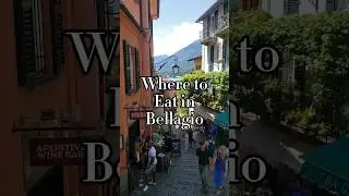 Can't miss food in Lake Como, Italy