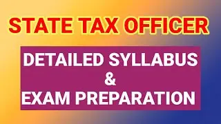 |STATE TAX OFFICER |STUDY STRATEGY |SYLLABUS |STUDY PLAN|KERALA PSC| @AthiraAjilpsc