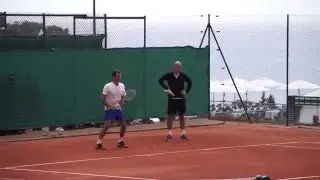 Roger Federer training - Monte Carlo Rolex Master 2016