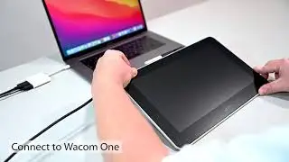 Connect & download driver with Wacom One and Mac