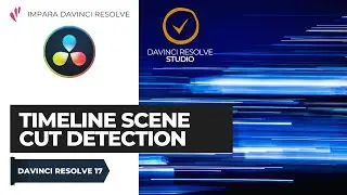 Timeline Scene Cut Detection | Cut | Edit | Davinci Resolve ITA