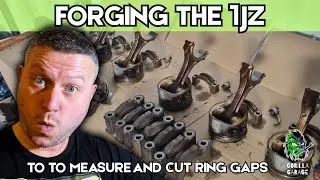 How to gap piston rings READY FOR BIG BOOST 1JZ GTE with CP pistons