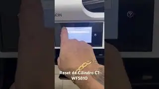 Reset do Cilindro C1 Epson WF5810 #printer #epson
