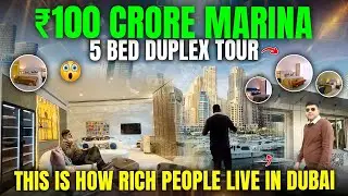 How Rich People Live in Dubai | Inside a 40M AED Marina Duplex Tour | Top Luxury Homes 