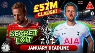 Harry Kane's &pound;57M ESCAPE CLAUSE Exposed!🚨 Bayern EXIT Confirmed for Premier League Return?